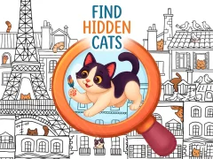 Xogo Find Hidden Cats en liña