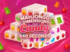 Xogo Mahjongg Dimensions Candy 640 seconds en liña