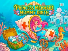 Xogo Princess Mermaid Mommy Birth en liña