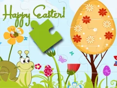 Xogo Happy Easter Puzzle en liña
