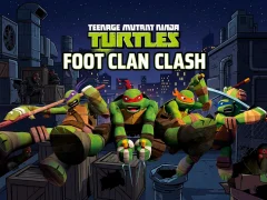 Xogo Teenage Mutant Ninja Turtles Foot Clan Clash en liña