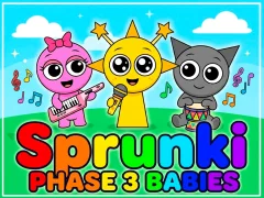 Xogo Sprunki baby PHASE 3 en liña
