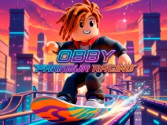Xogo Obby Parkour Racing en liña