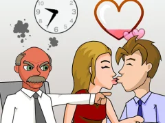 Xogo Secret Office Kissing en liña
