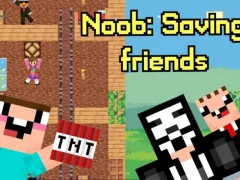 Xogo Noob: Saving Friends en liña