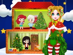 Xogo Christmas Puppet Princess House en liña