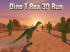 Xogo Dino T Rex 3D Run en liña