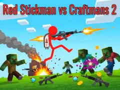 Xogo Red Stickman Vs Craftmans 2 en liña
