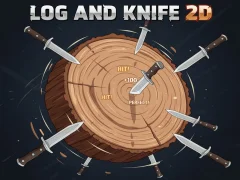 Xogo Log And Knife 2D en liña