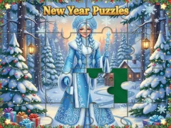 Xogo New Year Puzzles en liña