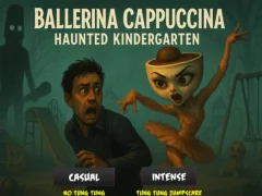 Xogo Ballerina Cappuccina Haunted Kindergarten en liña