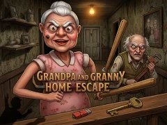 Xogo Grandpa And Granny Home Escape en liña