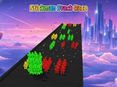 Xogo Stickman Stack Race en liña