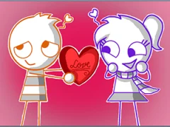 Xogo Valentines Hidden Stars en liña
