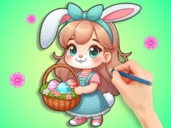 Xogo Coloring Book: Easter Eggs DIY en liña