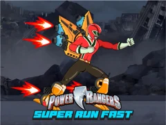 Xogo Power Rangers Super Run Fast en liña