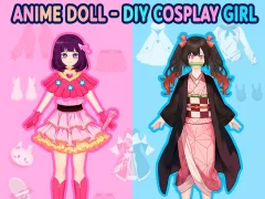 Xogo Anime Doll - DIY Cosplay Girl en liña
