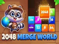 Xogo 2048 Merge World en liña