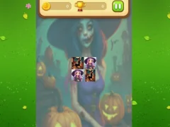 Xogo Halloween Witch Memory Match en liña