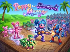 Xogo Poppy And Glamrock Merge en liña