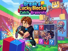 Xogo Break a Lucky Blocks: Catch Brainrots en liña