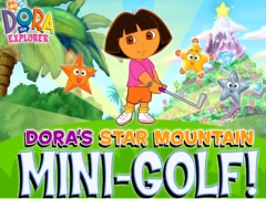 Xogo Dora The explorer Dora's Star Mountain Mini-Golf en liña