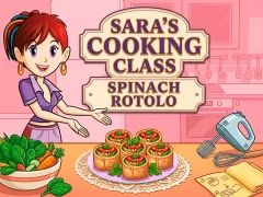 Xogo Sara’s Cooking Class Spinach Rotolo en liña