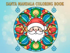 Xogo Santa Mandala Coloring Book en liña