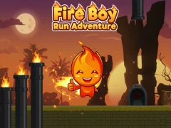 Xogo Fire Boy Run Adventure en liña