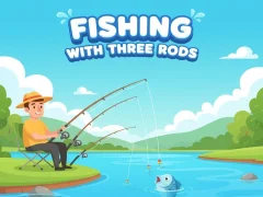 Xogo Fishing With Three Rods en liña