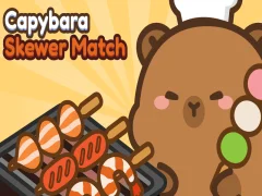 Xogo Capybara Skewer Match en liña
