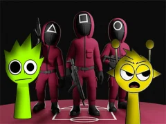 Xogo Squid Game Sprunki FNF Battle en liña