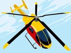 Xogo Dangerous Helicopter Jigsaw en liña