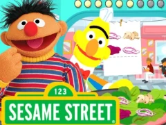 Xogo 123 Sesame Street: Super Salad Diner en liña
