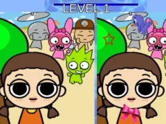 Xogo Sprunki and Squid Game Difference en liña