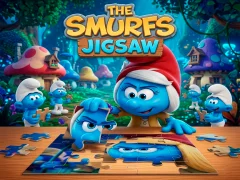 Xogo The Smurfs Jigsaw en liña