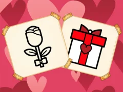 Xogo Valentine Present Coloring en liña