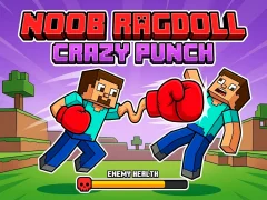 Xogo Noob Ragdoll: Crazy Punch en liña