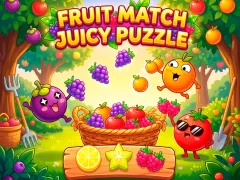 Xogo Fruit Match Juicy Puzzle en liña