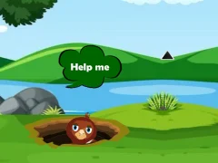 Xogo Help Injured Bird Fallen Down en liña