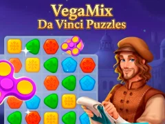 Xogo VegaMix Da Vinci Puzzles en liña