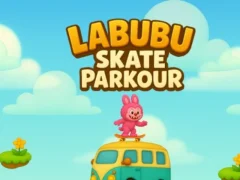 Xogo Labubu Skate Parkour en liña