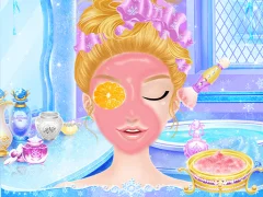 Xogo Princess Salon Frozen Party en liña