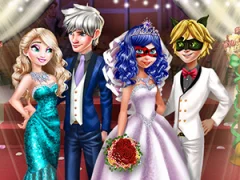Xogo Ladybug Wedding Royal Guests en liña