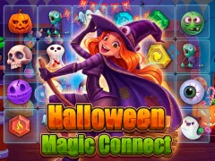 Xogo Halloween Magic Connect en liña