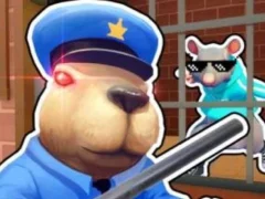Xogo Obby Escape: Prison Rat Dance en liña