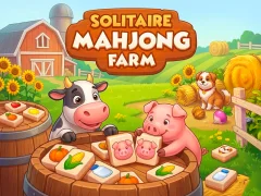 Xogo Solitaire Mahjong Farm en liña