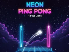 Xogo Neon Ping Pong en liña
