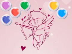 Xogo Bubble Shooter Valentine en liña