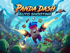 Xogo Panda Dash Auto Shooting en liña